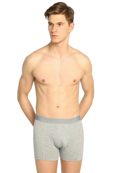 Erkek Elastan Likralı Boxer 6'lı Paket. - Resim 4