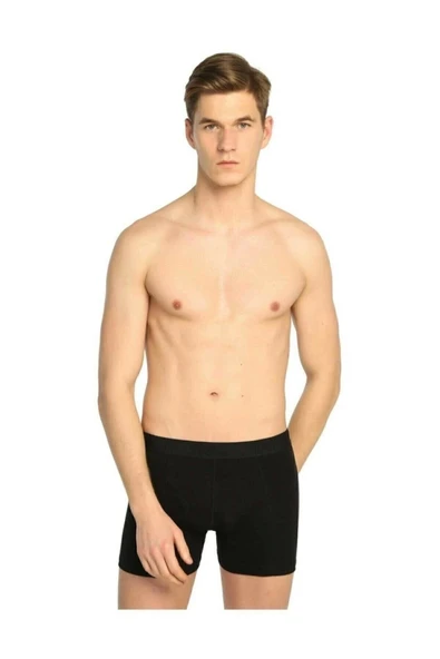 Erkek Elastan Likralı Boxer 6'lı Paket. ürün görseli 1
