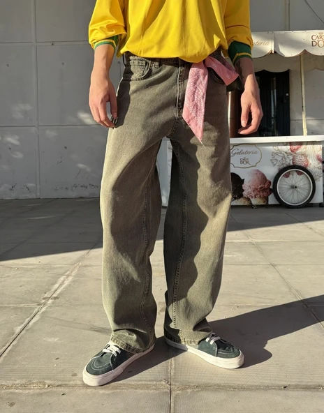 Premium Wash Baggy Kot Pantolon ürün görseli 1