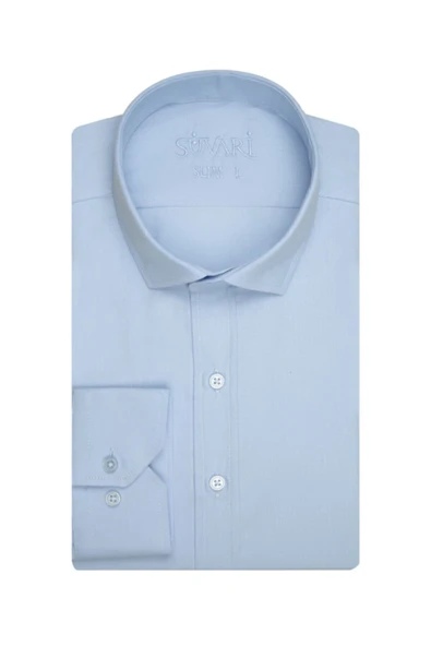 Classics Slim Fit Dar Kalıp Cepsiz Gömlek ürün görseli 1