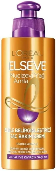 L'Oréal Paris Elseve Mucizevi Amla Yağı Bukle Belirginleştirici Saç Bakım Kremi 1 Adet ürün görseli 1