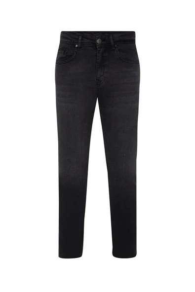 Süper Slim Fit Gri Erkek Jean Pantolon ürün görseli 1