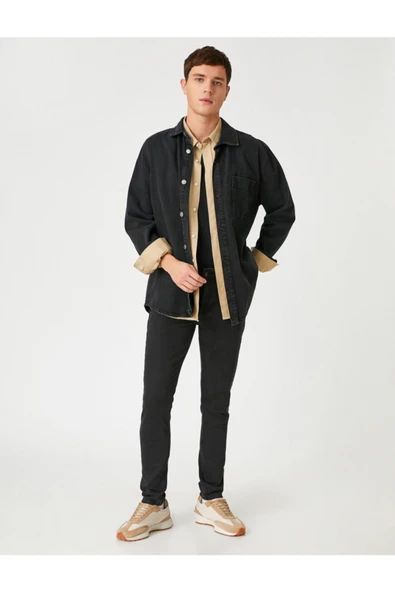 Skinny Fit Kot Pantolon - Michael Jean ürün görseli 1