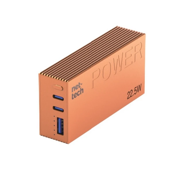 Nettech NT-PW43 22.5W 10000 MAh Taşınabilir Powerbank (Turuncu) ürün görseli 1