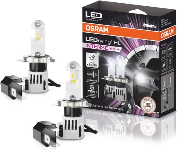Osram Far Ampulü Led H4/h19 12v 23w Intense 23w64193dwınt ürün görseli 1