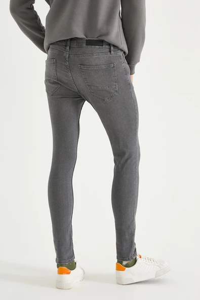 Erkek Gri Jeans 2KAM43613MD - Resim 4