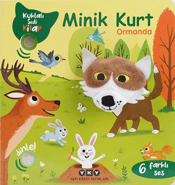 Minik Kurt Ormanda (Kuklalı Sesli Kitap) ürün görseli 1