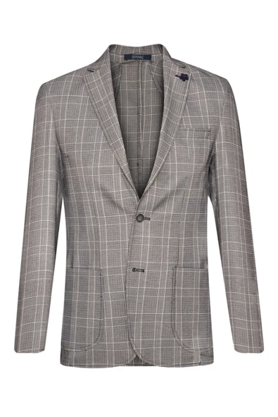 Slim Fit Desenli Erkek Ceket - Resim 2