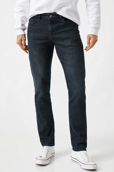 Slim Fit Kot Pantolon - Brad Jean - Resim 3