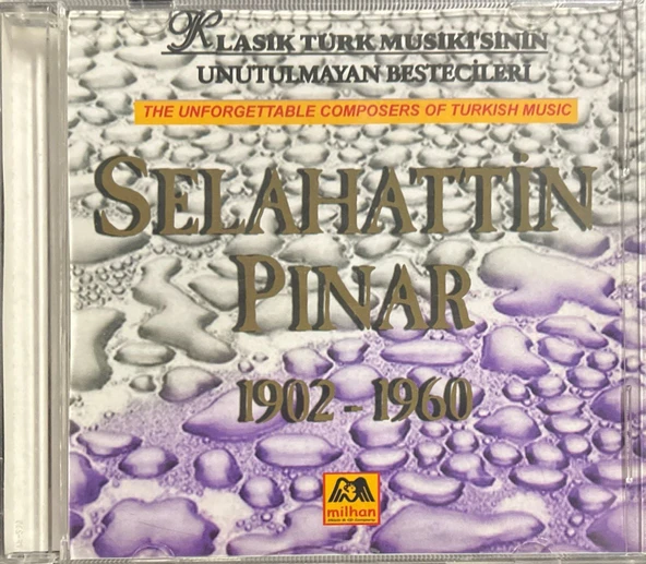 (Müzik CD sidir - Plak Değildir) CD Selahattin Pınar 1902-1960 CD ürün görseli 1
