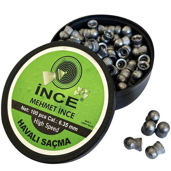 İnce Mehmet 6.35 mm Havalı Saçması (100lü) ürün görseli 1