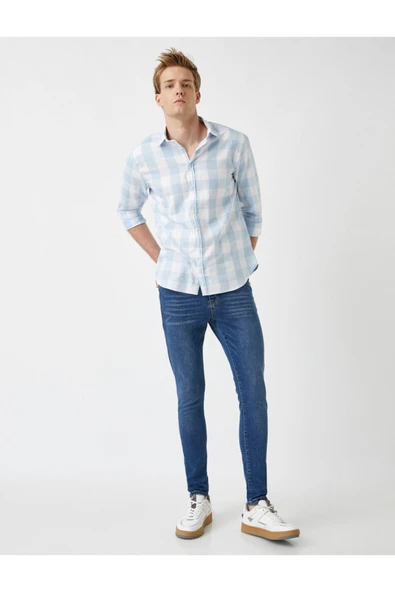 Erkek Indıgo Jeans - Resim 2