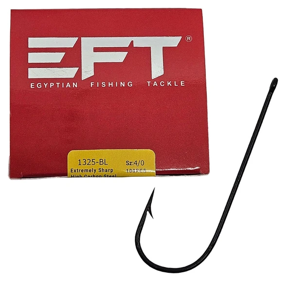EFT Hook 1325 Siyah Düz İğne ürün görseli 1