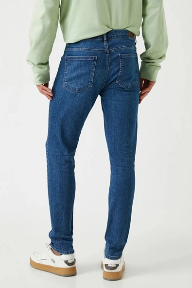 Erkek Jean Pantolon 2kam43340ld740 - Resim 4