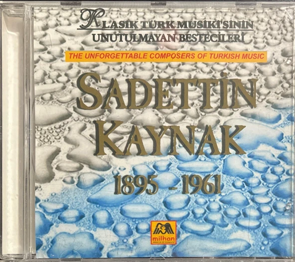 (Müzik CD sidir - Plak Değildir) CD Sadettin Kaynak 1895-1961 CD ürün görseli 1