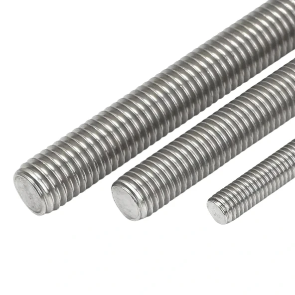 M5x1000mm Galvanizli Gijon Saplama (Tij) Rot Başsız Cıvata ürün görseli 1