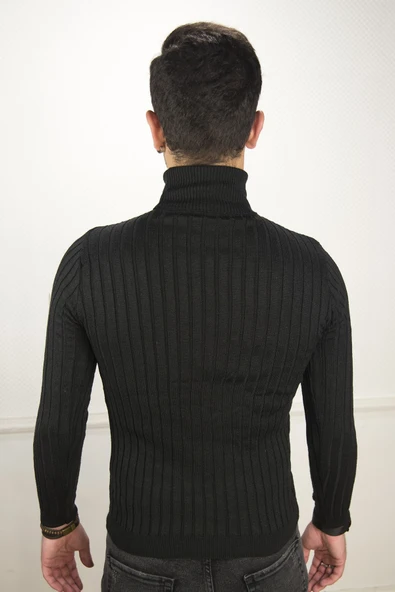 Erkek Boğazlı Kazak - Resim 3