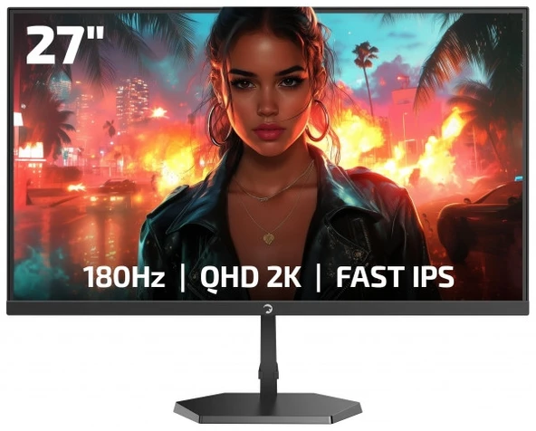 Gamepower Kaze Q80 27'' 0.5 ms 2K IPS 180 Hz Oyuncu Monitörü ürün görseli 1