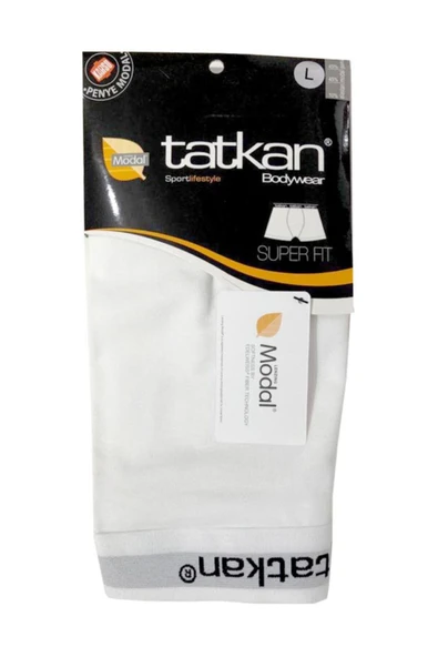 Lacivert Tekstil Erkek Boxer Modal Pamuklu Beyaz ürün görseli 1
