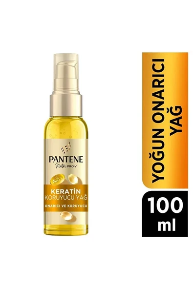 Pantene Pro-V E Vitaminli Keratin Koruyucu Yoğun Onarıcı Saç Bakım Yağı 100 Ml ürün görseli 1