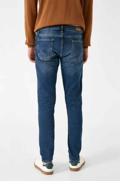 Erkek Indıgo Jeans 1KAM43220MD - Resim 8