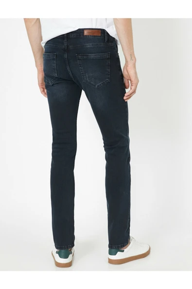 Erkek Mavi Brad Jeans 0YAM43831LD - Resim 4