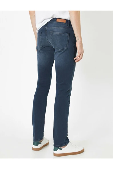 Erkek Mavi Brad Jeans 0YAM43831LD - Resim 9