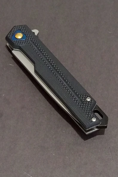 SWAT SW-470A Karbon Fiber Dokulu Taktik Flipper Cep Çakısı ürün görseli 1