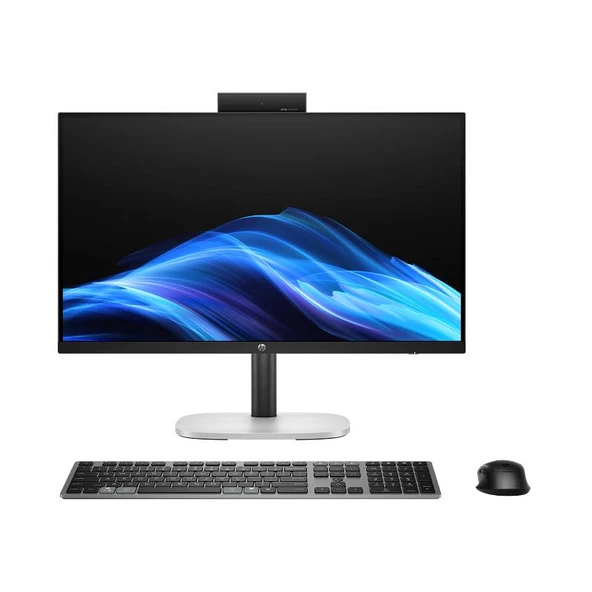 HP AIO PRO STUDIO 4 AI BY6U9ET INTEL ULTRA 7-265T 32GB 1TB SSD 23.8 W11PRO SİYAH ürün görseli 1