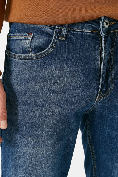 Erkek Indıgo Jeans 1KAM43220MD - Resim 10