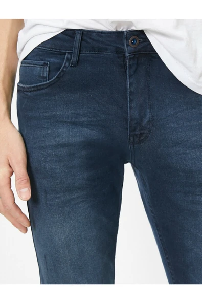 Erkek Mavi Brad Jeans 0YAM43831LD - Resim 10