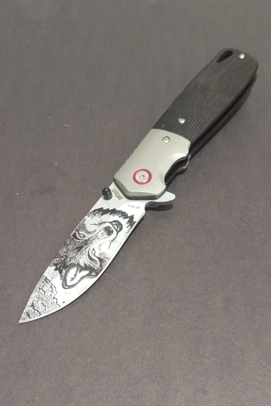 MTech USA MT-3013 Kurt Motifli Taktik Flipper Cep Çakısı ürün görseli 1