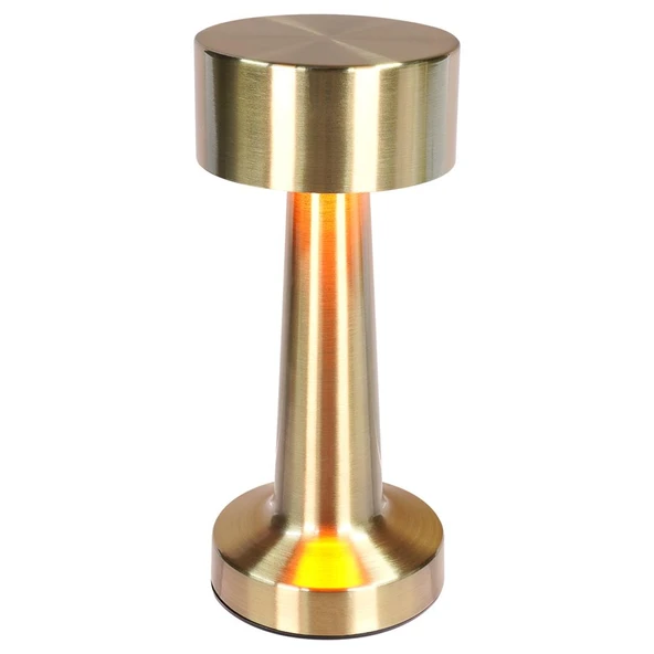 Dokunmatik Dekoratif Masa Lambası 1800 Mah 60 Lümen Gold SLM9066 ürün görseli 1