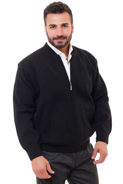 Astarlı Çelik Örgü Erkek Hırka - Resim 3