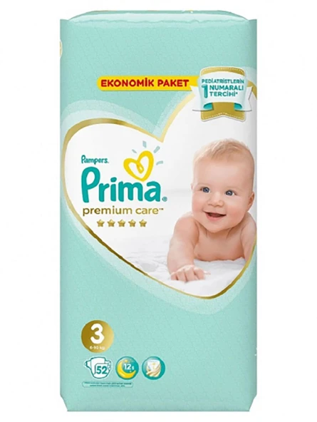 Prima Premium Care Eko Paket 3 Beden 52 Adet ürün görseli 1