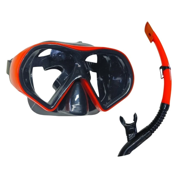 Dalış Maskesi ve Snorkel Yetişkin - 51713-KIRMIZI - 1 ADET ürün görseli 1