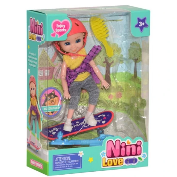 Sevimli Kaykaycı Bebek - 53836-KAYKAY - 1 ADET ürün görseli 1