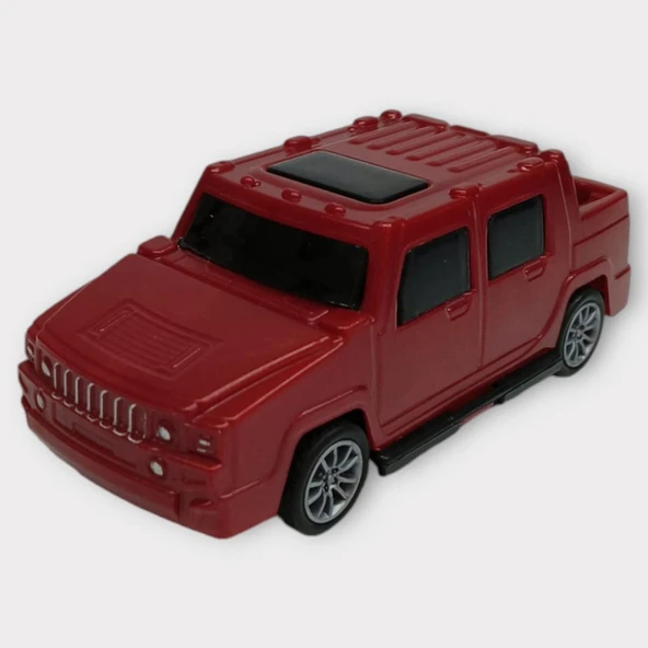 Çek Bırak Arabalar 10 Cm - Kırmızı Jeep - 1 ADET ürün görseli 1