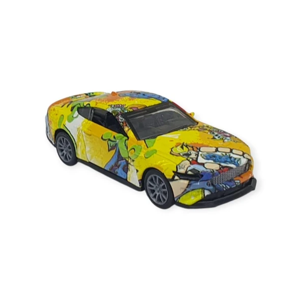 Çek Bırak Grafity Araba Metal -K174C1 - Sarı - 1 ADET ürün görseli 1
