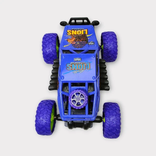 Çek Bırak Cross  Araba 14 Cm - Mor - 1 ADET - Resim 4