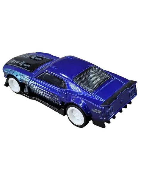 Hot Wheels Pull Back Speeders 1969 Ford Mustang HWH51 - Resim 3