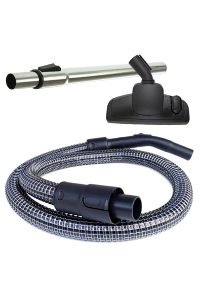 ÖNDEŞLER Fakir Uyumlu Turbo Xl Veyron Basic Xl Öko Elektrikli Süpürge Boru Emici Telli Hortum Seti ürün görseli 1