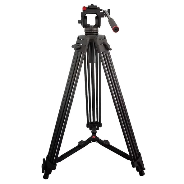 Miliboo MTT608A 152 cm Video Tripod + MYT802L Dikey Çekim Kafası ürün görseli 1