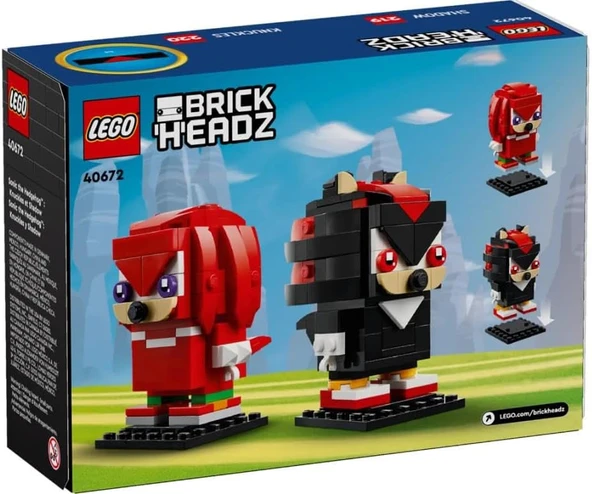 LEGO 40672 BrickHeadz Knuckles and Shadow ürün görseli 1