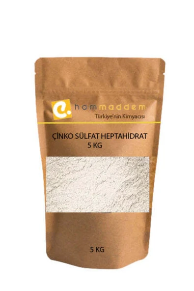 ehammaddem Çinko Sülfat Heptahidrat 5 kg ürün görseli 1