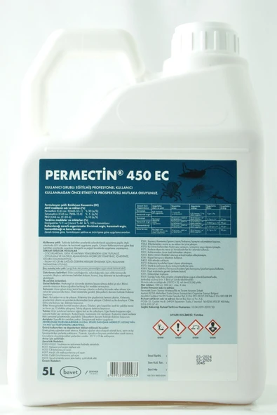 Bavet 5 Litre Permectin 450 Ec Haşere Öldürücü - Resim 2
