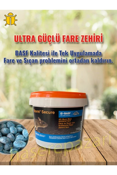 BASF Storm Secure Blok 150 gr Fare Ve Sıçan Yemi - Resim 2