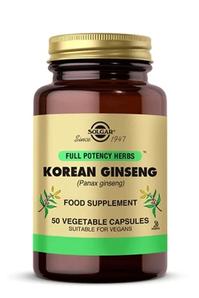 Solgar Korean Gınseng 50 V- Caps ürün görseli 1