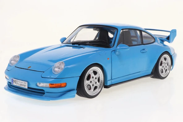 Solido S1810101 1/18 Porsche 911 (993) Clubsport – Riviera Blue – 1997 ürün görseli 1