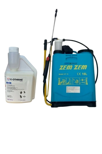 envu K-Othrine SC50 500ML Haşere İlacı/16LT Manuel Kollu İlaçlama Pompası ürün görseli 1